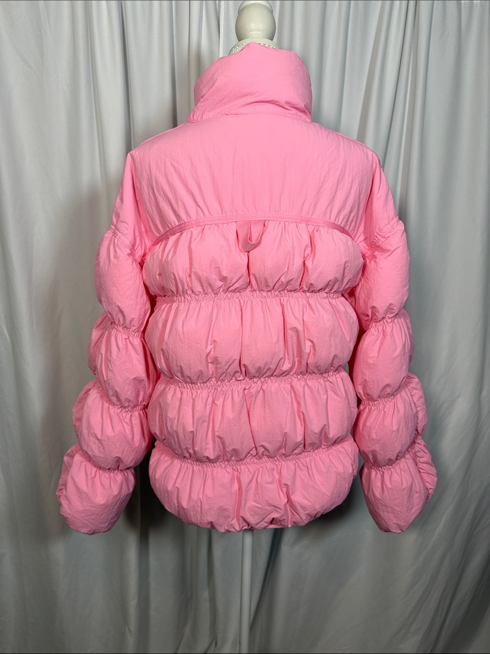 JoyLab Bubble Puffer Jacket in Pink - Picture 7 of 9